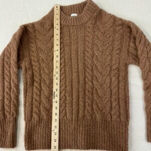 A New Day brown cable knit sweater